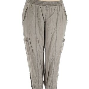 Lane Bryant Taupe Cargo Joggers